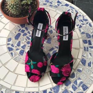 Steve Madden Embroidered Heels